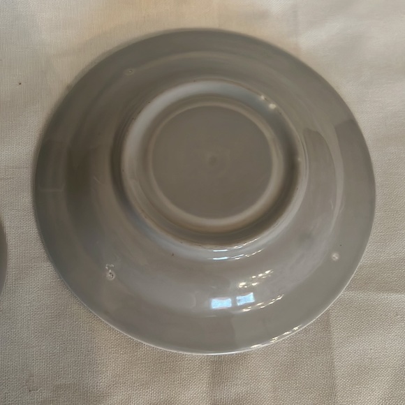 Vintage Homer Laughlin, Harlequin Gray Cup and Saucer Set - Picture 6 of 8